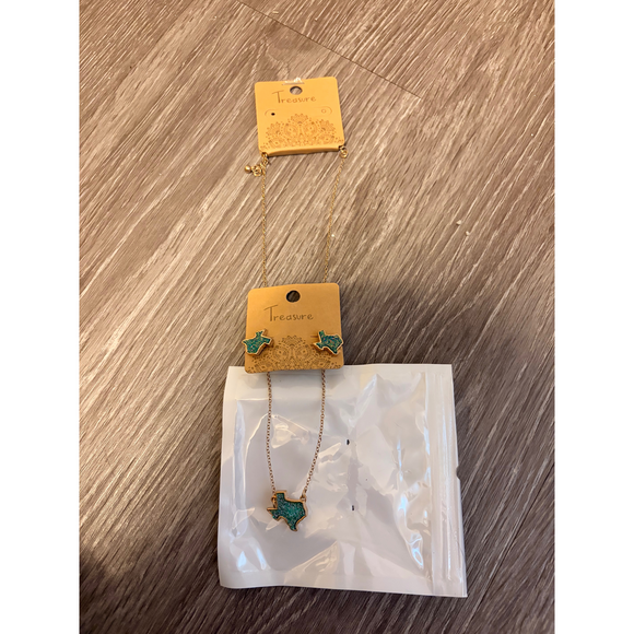 Unkown Accessories - Unkown 2 Sets of Brand New Texas Necklaces & Earrings in Orange